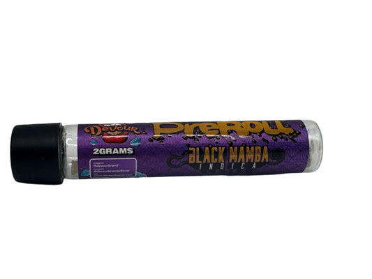 Diamond Coated Premium Flower (Black Mamba) 2g Pre-Roll